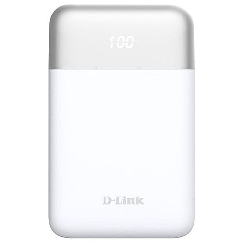 Аккумулятор портативный литий-ионный Power Bank D-Link 10000мА*ч 18Вт 1xUSB-A, 1xUSB-C, белый
