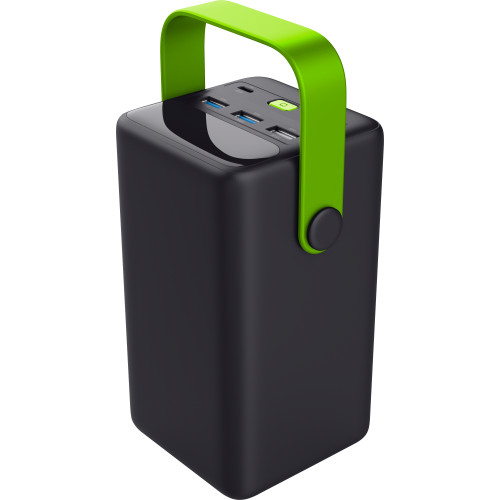 Акумулятор портативний літій-іонний power bank Trust Redoh XXL, 50000мА·год, 3хUSB-A/USB-C, 20W, чорний