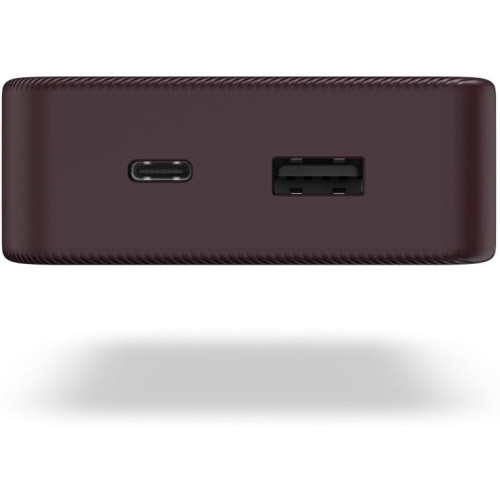 Акумулятор портативний літій-іонний Power Bank Hama 20000 мА·год, USB-C/USB-A, plum