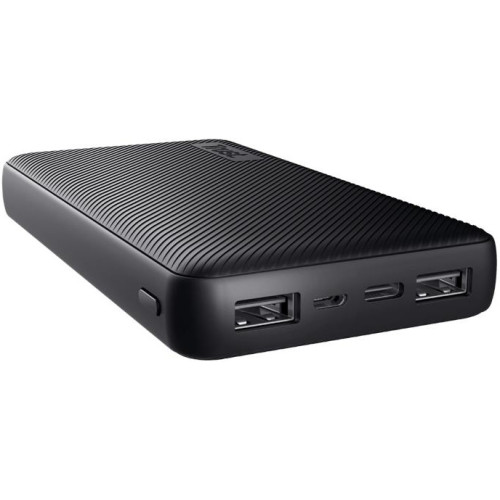 Акумулятор портативний літій-іонний power bank Trust Primo ECO, 20000мА·год, 2хUSB-A/USB-C, 15W, чорний