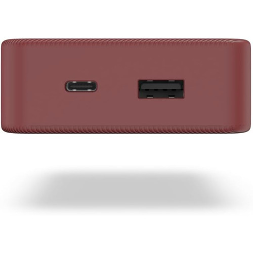 Акумулятор портативний літій-іонний Power Bank Hama 20000 мА·год, USB-C/USB-A, red
