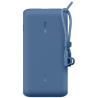 Акумулятор портативний літій-іонний Power Bank Belkin 20000мА·год, 20Вт, з дисплеєм, синій