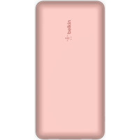 Акумулятор портативний літій-іонний Power Bank Belkin 20000мА·год, 15Вт, 2хUSB-A/USB-C, рожевий