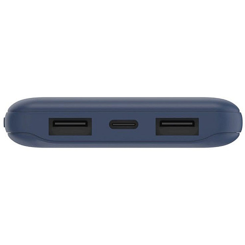 Аккумулятор портативный литий-ионный Power Bank Belkin 10000мА·ч, 15Вт, 2хUSB-A/USB-C, голубой
