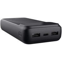 Акумулятор портативний літій-іонний power bank Trust Avala, 20000мА·год, 2хUSB-A/USB-C, 20W, PD/QC 3.0, чорний