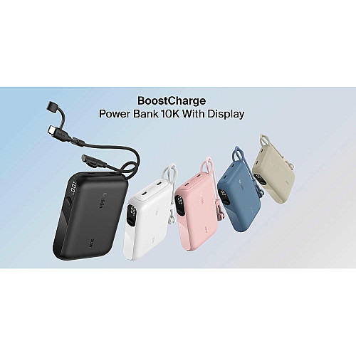 Акумулятор портативний літій-іонний Power Bank Belkin 10000мА·год, 20Вт, з дисплеєм, чорний