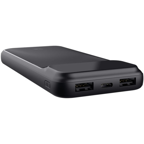 Акумулятор портативний літій-іонний power bank Trust Avala, 10000мА·год, 2хUSB-A/USB-C, 20W, PD/QC 3.0, чорний