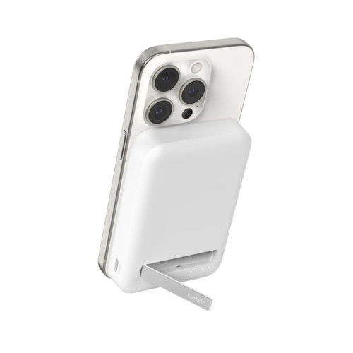 Акумулятор портативний літій-іонний Power Bank Belkin 10000мА·год, 15Вт, Magnetic Qi2, білий