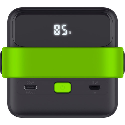 Акумулятор портативний літій-іонний power bank Trust Redoh XXL, 50000мА·год, 3хUSB-A/USB-C, 20W, чорний