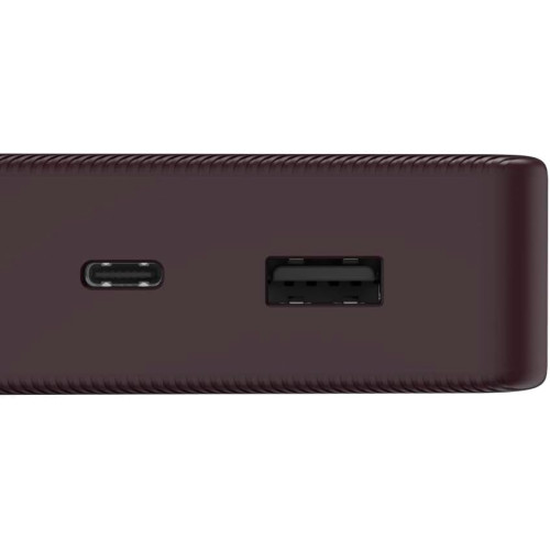 Акумулятор портативний літій-іонний Power Bank Hama 20000 мА·год, USB-C/USB-A, plum