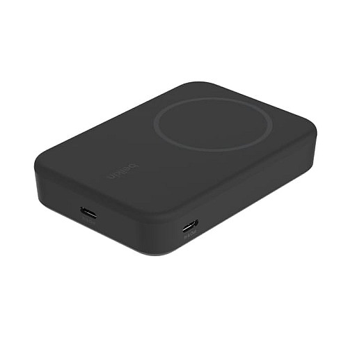 Акумулятор портативний літій-іонний Power Bank Belkin 10000мА·год, 15Вт, Magnetic Qi2, чорний