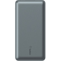 Акумулятор портативний літій-іонний Power Bank Belkin 20000мА·год, 15Вт, 2хUSB-A/USB-C, cірий