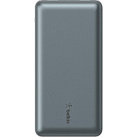 Акумулятор портативний літій-іонний Power Bank Belkin 10000мА·год, 15Вт, 2хUSB-A/USB-C, cірий