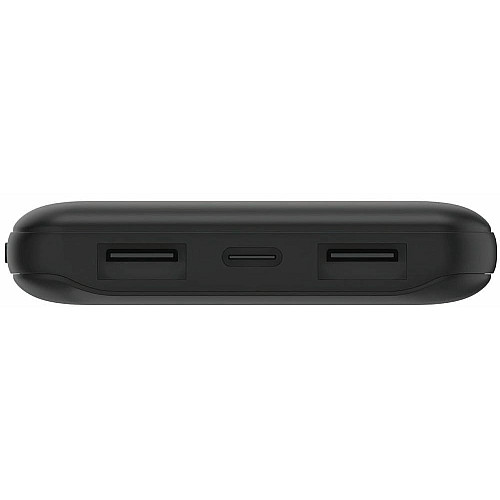 Аккумулятор портативный литий-ионный Power Bank Belkin 10000мА·ч, 15Вт, 2хUSB-A/USB-C, черный