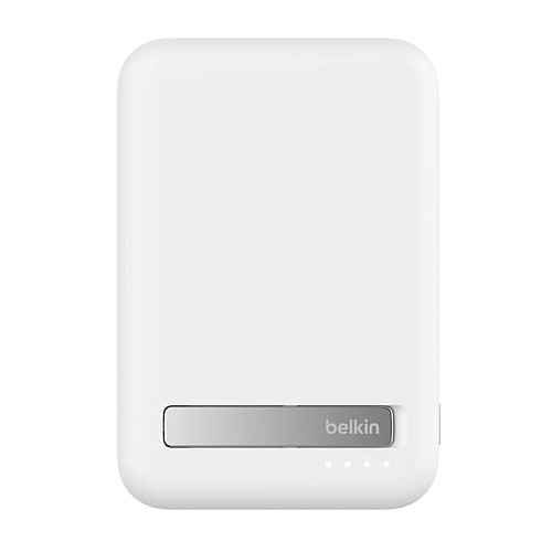 Аккумулятор портативный литий-ионный Power Bank Belkin 8000мА·ч, 15Вт, Magnetic Qi2, белый