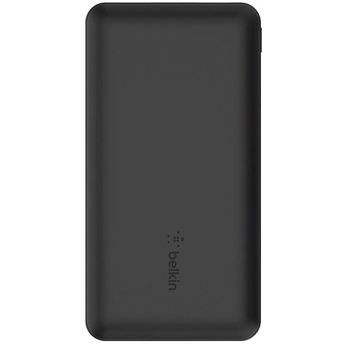 Аккумулятор портативный литий-ионный Power Bank Belkin 10000мА·ч, 15Вт, 2хUSB-A/USB-C, черный