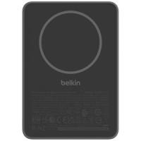 Акумулятор портативний літій-іонний Power Bank Belkin 5000мА·год, Slim Magnetic, чорний