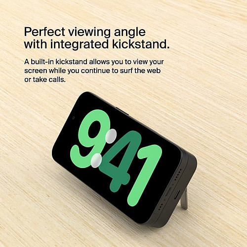 Акумулятор портативний літій-іонний Power Bank Belkin 10000мА·год, 15Вт, Magnetic Qi2, чорний