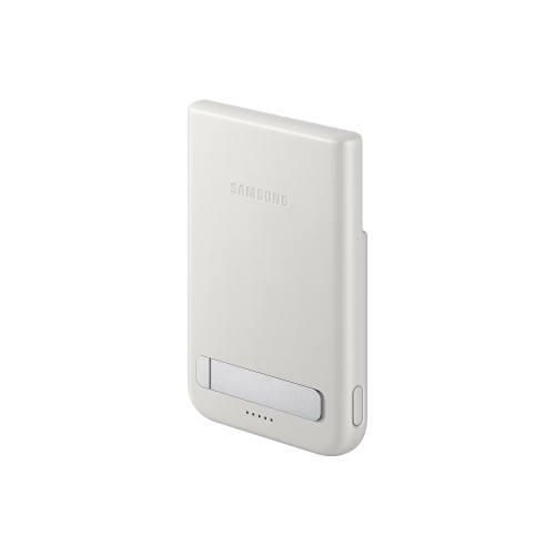 Акумулятор портативний літій-іонний Samsung Magnet Wireless Battery Pack 5000мА•год, 20Вт PD/Qi2 15Вт, сірий світлий