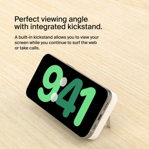 Акумулятор портативний літій-іонний Power Bank Belkin 10000мА·год, 15Вт, Magnetic Qi2, білий