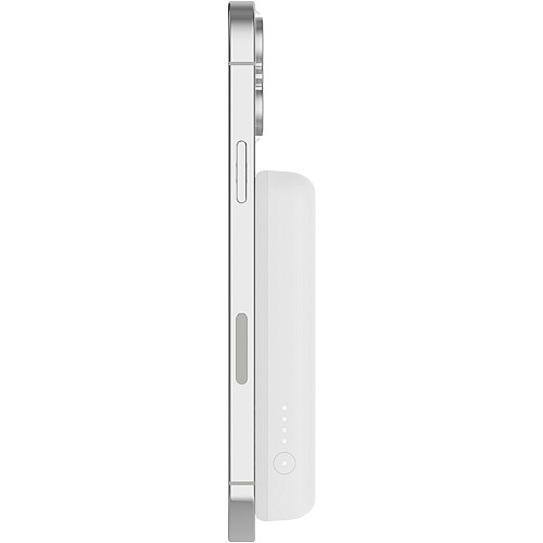 Аккумулятор портативный литий-ионный Power Bank Belkin 5000мА·ч, 7.5Вт, Magnetic, белый