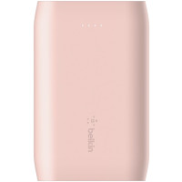 Акумулятор портативний літій-іонний Power Bank Belkin 10000мА·год, 15Вт, 2хUSB-A/USB-C, рожевий