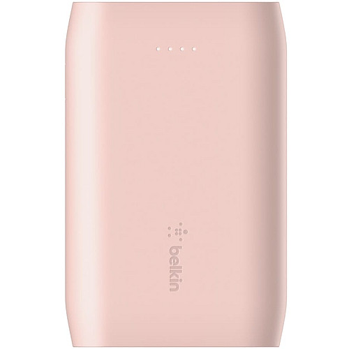 Акумулятор портативний літій-іонний Power Bank Belkin 10000мА·год, 15Вт, 2хUSB-A/USB-C, рожевий