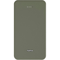 Акумулятор портативний літій-іонний Power Bank Hama 20000 мА·год, USB-C/USB-A, green