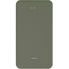 Акумулятор портативний літій-іонний Power Bank Hama 20000 мА·год, USB-C/USB-A, green