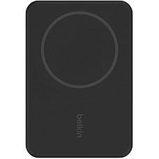 Акумулятор портативний літій-іонний Power Bank Belkin 5000мА·год, 7.5Вт, Magnetic, чорний