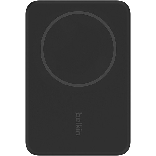 Акумулятор портативний літій-іонний Power Bank Belkin 5000мА·год, 7.5Вт, Magnetic, чорний