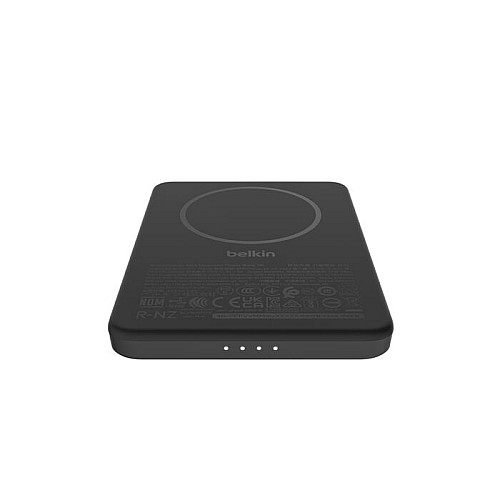 Акумулятор портативний літій-іонний Power Bank Belkin 5000мА·год, Slim Magnetic, чорний