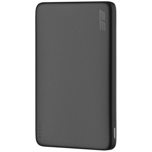 Акумулятор портативний літій-іонний Power Bank 2E Slim Wireless QI 5000мА·год, 18Вт, PD, сірий