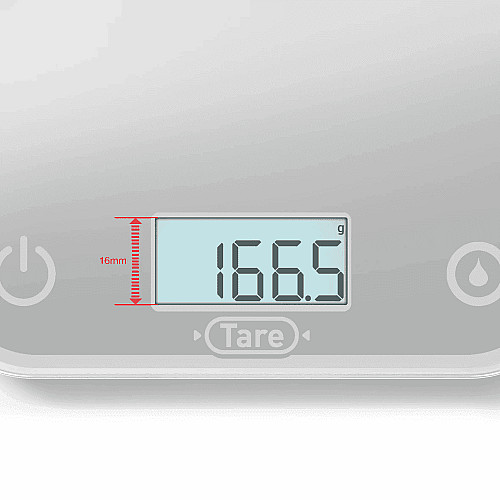 Ваги Tefal кухонні Optiss, 5кг, AAAx2 в комплекті, скло, срібло