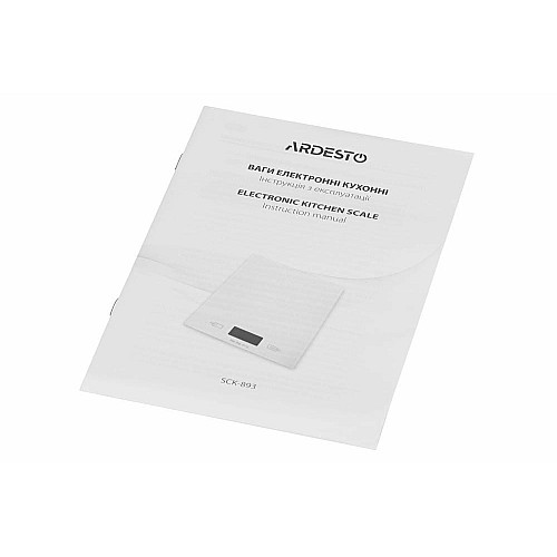 Весы ARDESTO кухонные Lemon, 5кг, AAAx2 в комплекте, стекло, многоцветный