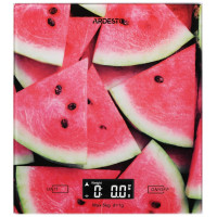 Ваги ARDESTO кухонні Wаtermelon, 5кг, AAAx2 в комплекті, скло, багатокольоровий
