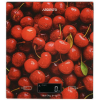 Ваги ARDESTO кухонні CHERRY, 5кг, AAAx2 в комплекті, скло, багатокольоровий