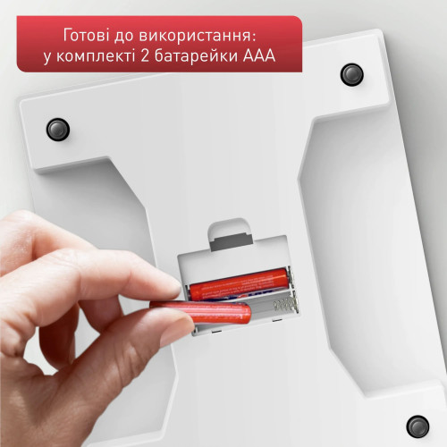 Ваги Tefal кухонні Essential, 5кг, AAAx2 в комплекті, скло, білий