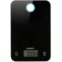Весы ARDESTO кухонные, 5кг, CR2032x2 в комплекте, стекло, черный