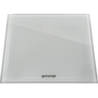 Ваги підлогові Gorenje, 180 кг, дисплей, скло, білий