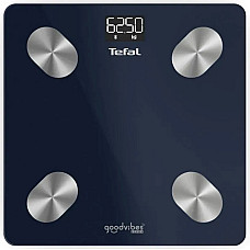 Ваги Tefal підлогові Goodvibes Life+, 180кг, Bluetooth, AAAx3 в комплекті, скло, синій