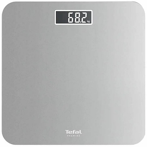 Ваги Tefal підлогові Premiss, 160кг, AAAx2 в комплекті, скло, сірий