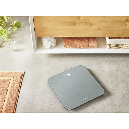 Ваги Tefal підлогові Classic, 180кг, AAAx3 в комплекті, скло, сірий