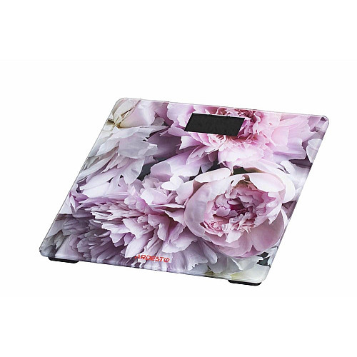 Весы ARDESTO напольные Peonies, 150кг, AAAx2 в комплекте, стекло, многоцветные.