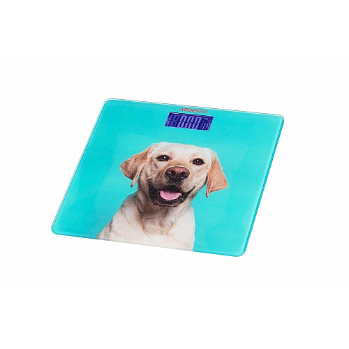 Весы ARDESTO напольные Dog, 150кг, AAAx2 в комплекте, стекло, многоцветные.