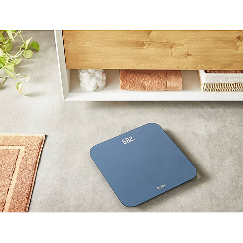 Ваги Tefal підлогові Classic, 180кг, AAAx3 в комплекті, скло, темно-синій