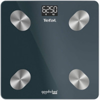 Ваги Tefal підлогові Smart, 180кг, Bluetooth, AAAx3 в комплекті, скло, чорний