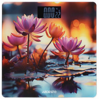 Ваги ARDESTO підлогові LOTUS, 150кг, AAAx2 в комплекті, скло, багатокольорові