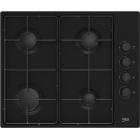Варильна поверхня Beko газова, 60см, чорний