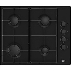 Варильна поверхня Beko газова, 60см, чорний